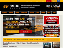 Tablet Screenshot of profile-glass.co.uk